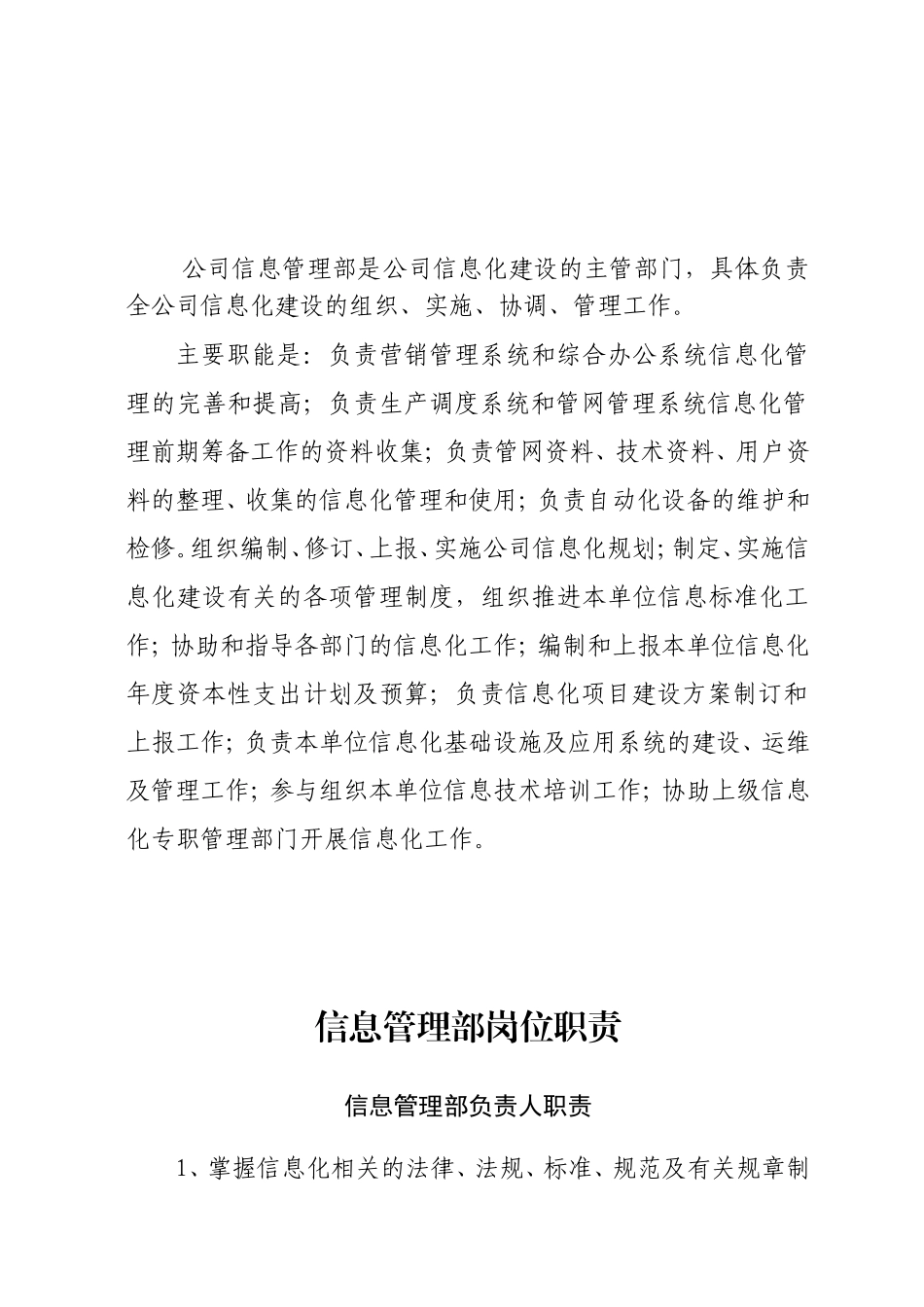 公司信息管理部职责_第2页
