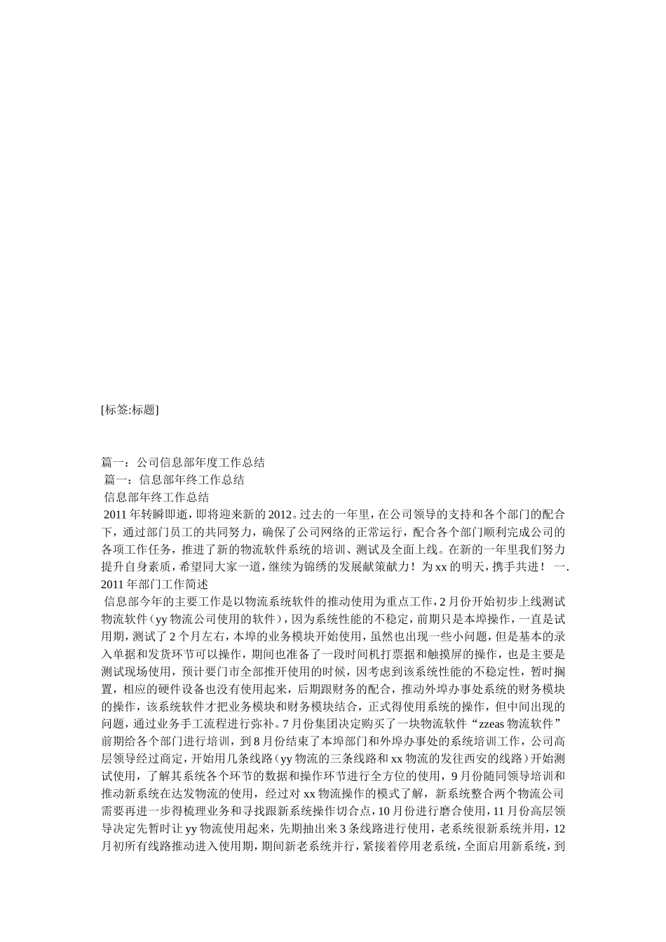 公司信息中心年度作总结_第2页