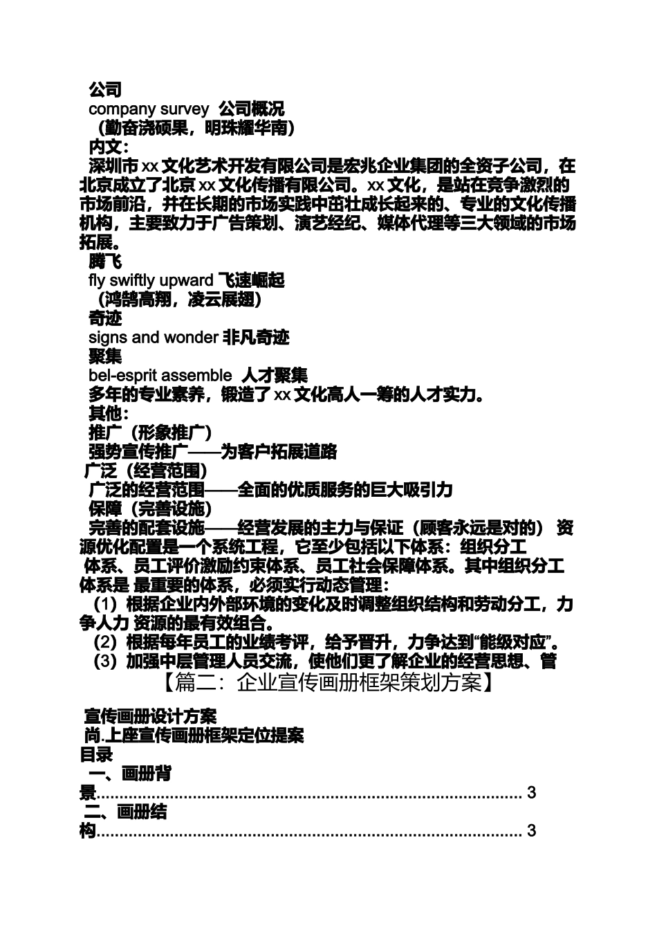 公司宣传册策划方案_第3页