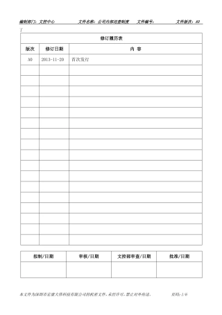 公司巡查制度