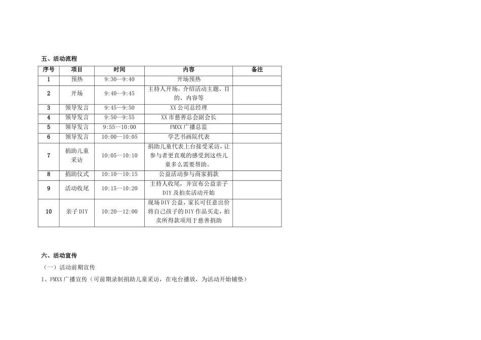 公益捐赠活动方案_第2页