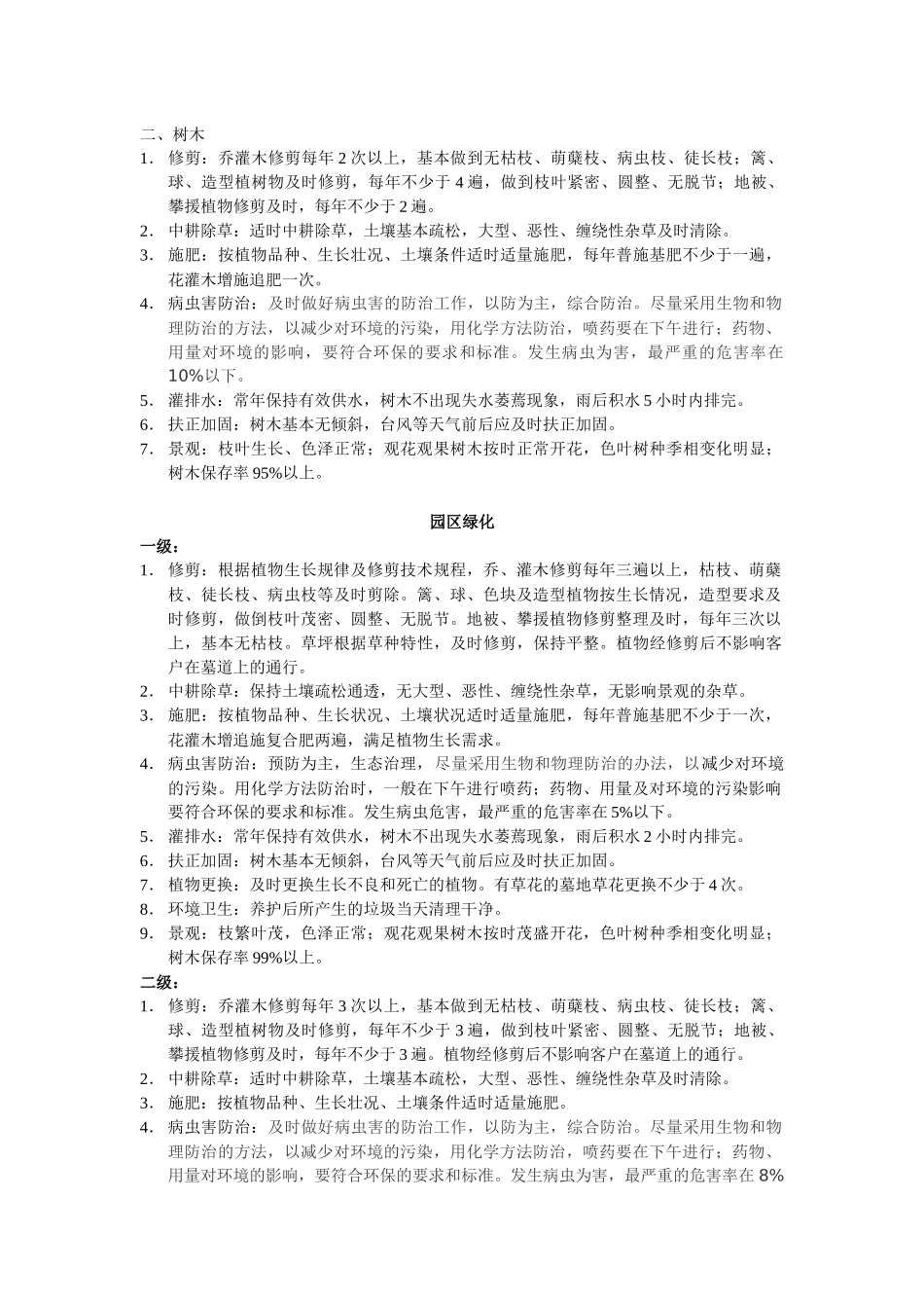公园绿化养护标准_第3页