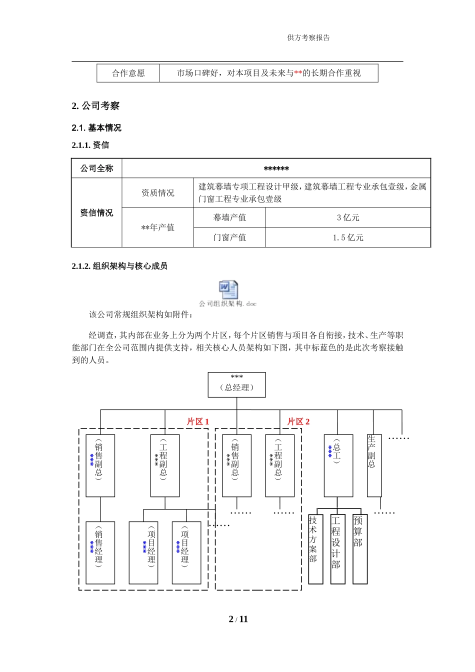 供方考察报告样板_第2页