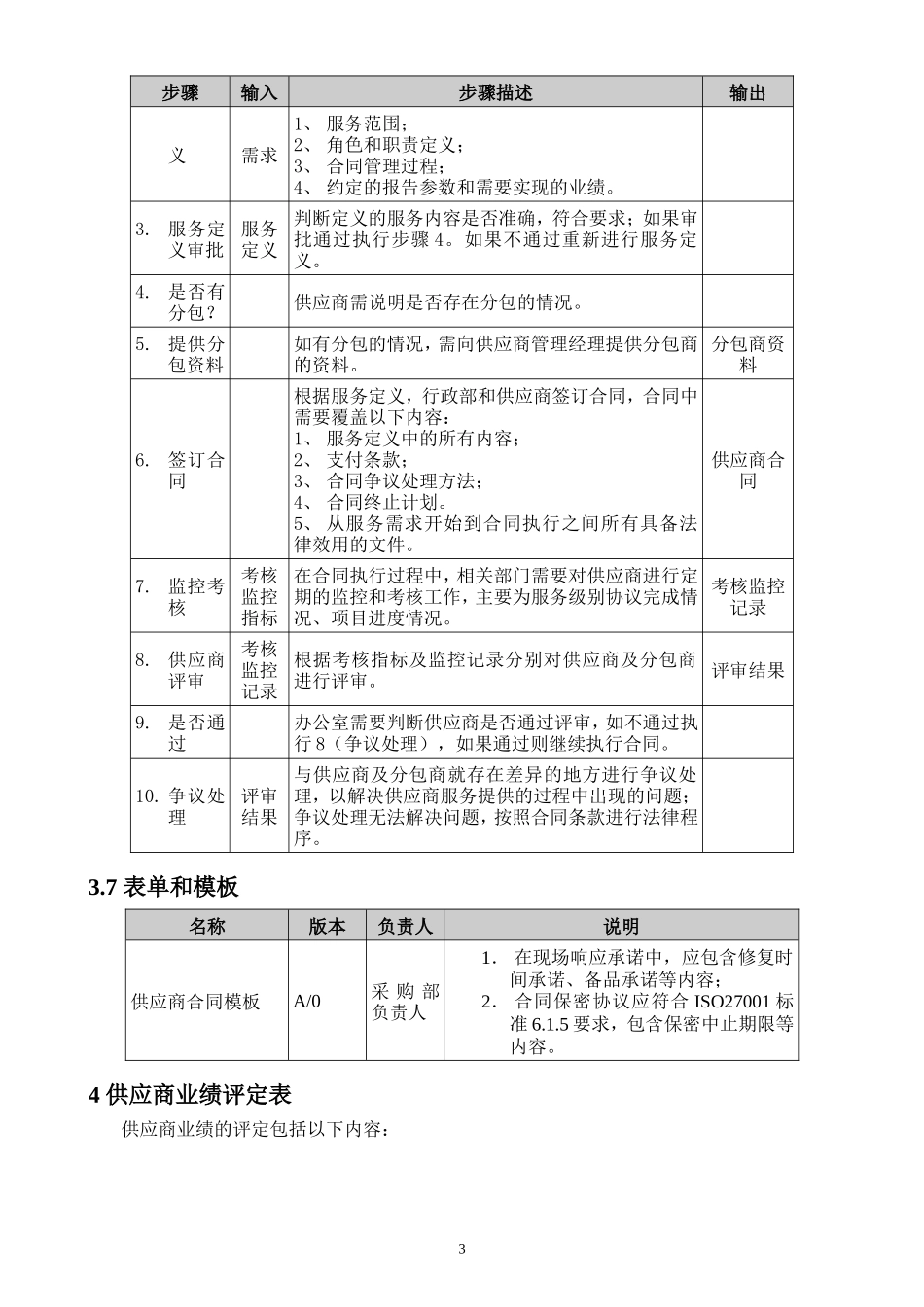 供应商及分包商管理程序_第3页