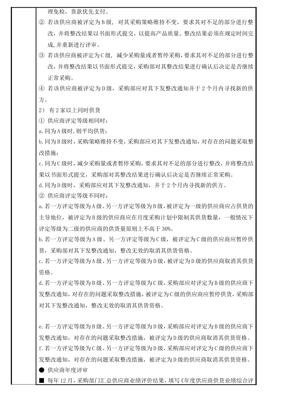 供应商绩效考核管理办法-毅昌模板_第3页
