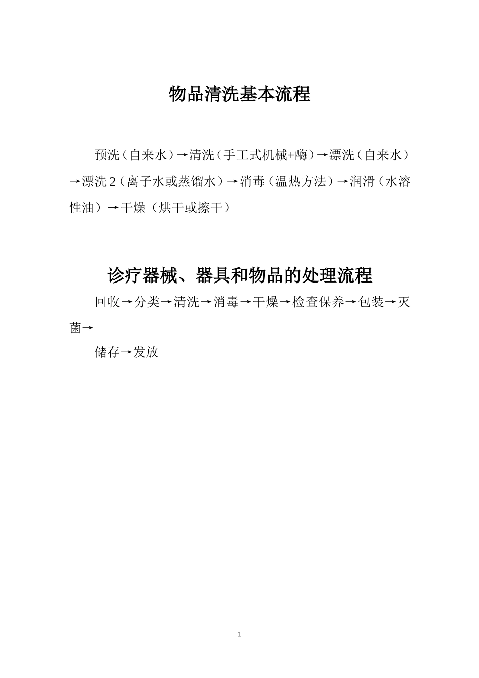 供应室操作标准及程序_第1页