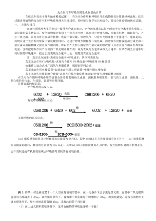 光合作用图像