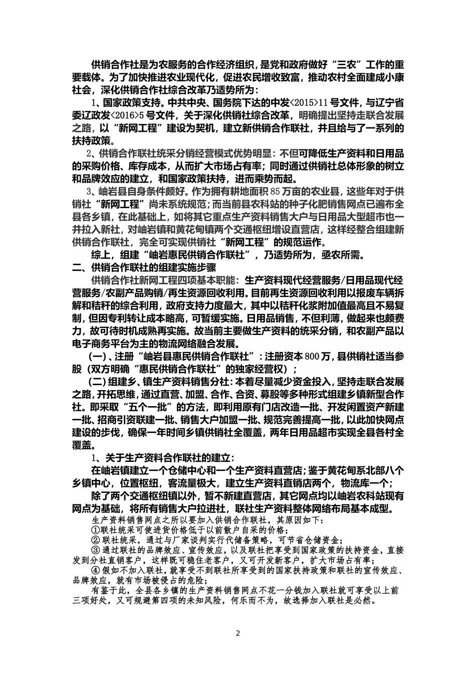 供销社项目计划书_第2页