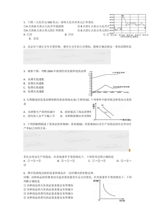 供需关系曲线图