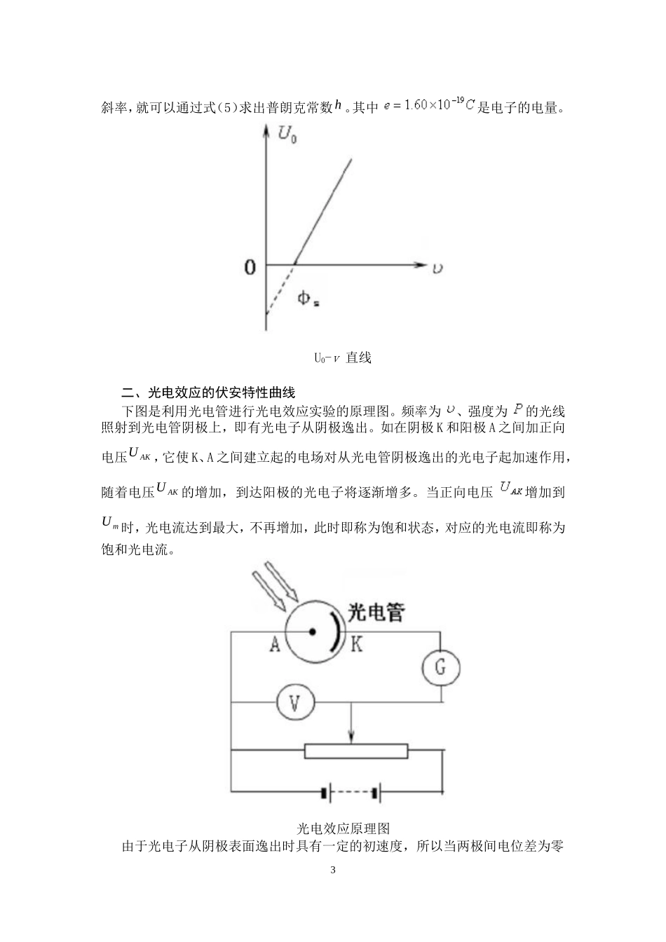 光电效应实验报告概要_第3页