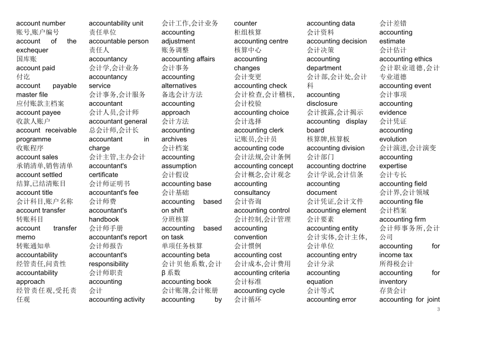 会计词典(中英文对照)_第3页