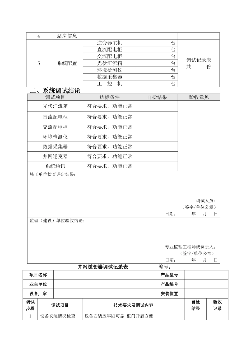 光伏并网逆变器调试报告(正式版)_第2页