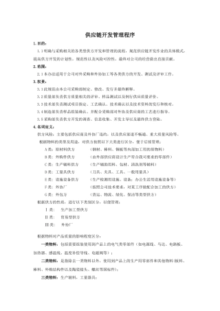 供应链开发管理程序