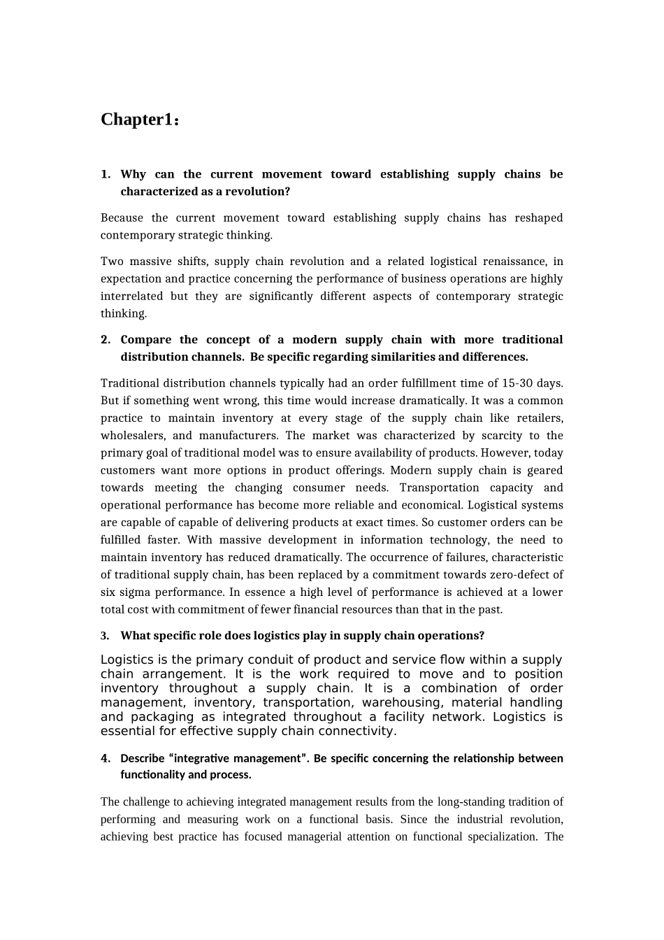 供应链物流管理(supply-chain-logistics-management)鲍尔索克斯-课后习题答案1-6章_第1页