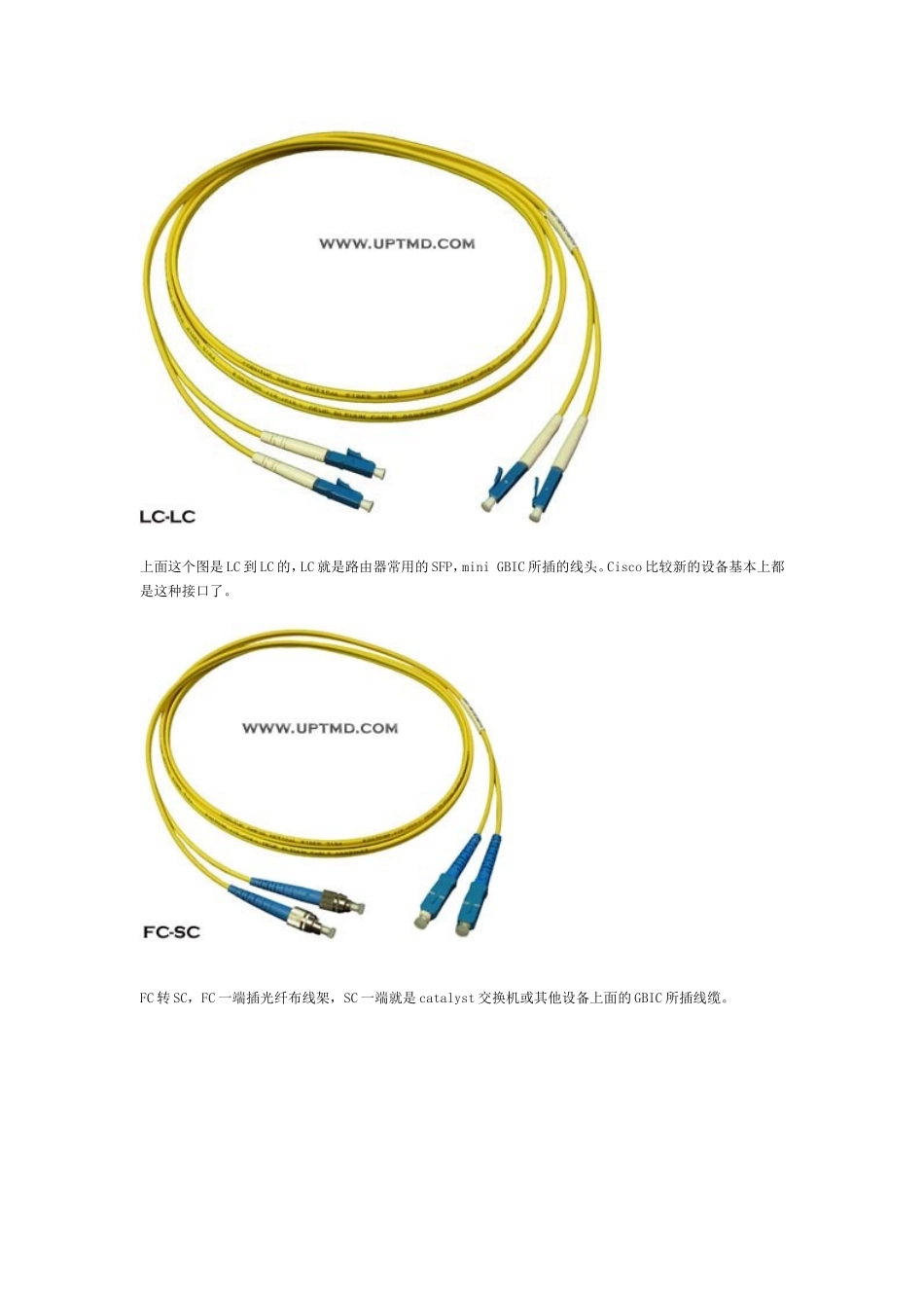 光纤接口总结大全(FC-ST-SC-GBIC-SFP-LC)_第3页