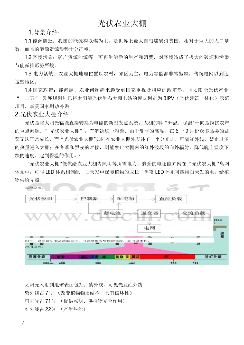 光伏农业大棚市场调查分析报告_第2页