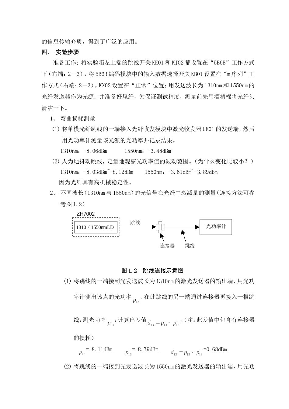 光纤通信实验一_第3页