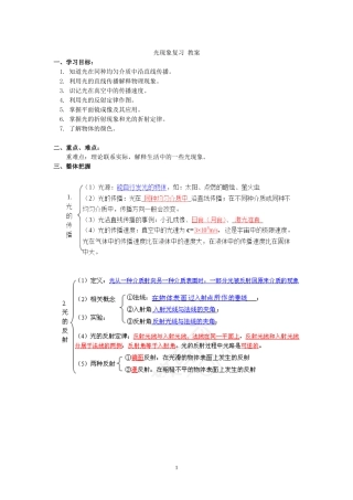 光现象复习教案(同名3907)