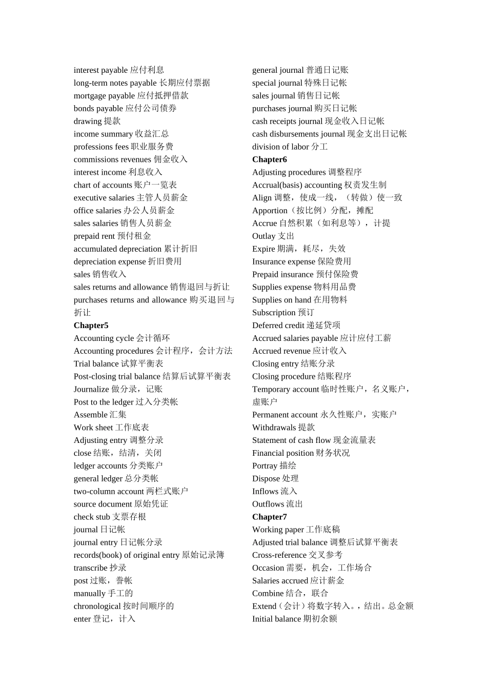 会计英语词汇(同名23216)_第3页