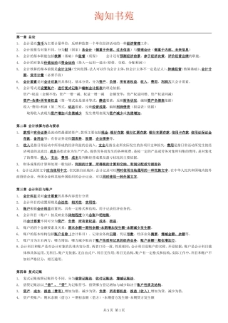 会计基础知识重点(同名14837)