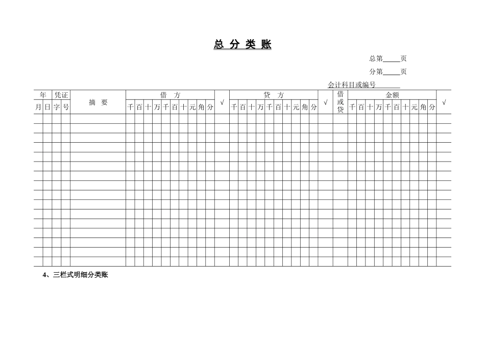 会计账簿电子格式样板_第3页