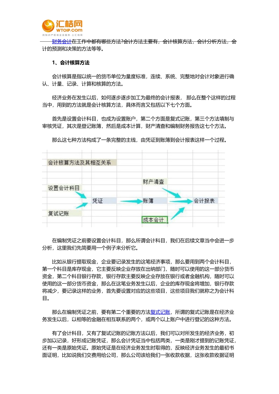 会计需要用到哪些方法_第1页