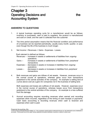 会计学原理Financial-Accounting-by-Robert-Libby第八版-第三章-答案