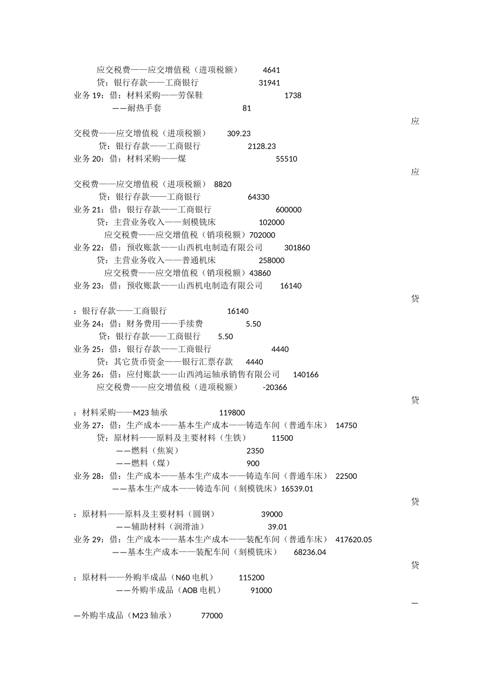 会计综合模拟实训答案_第2页