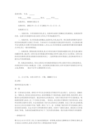 假期实践报告