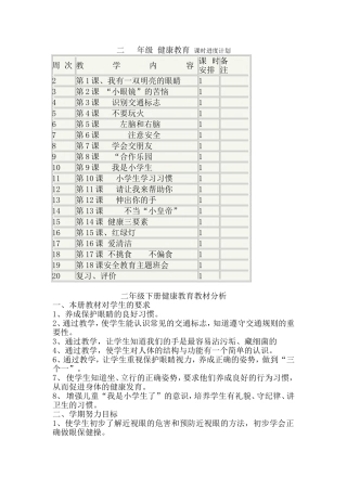 健康教育教案(同名18173)