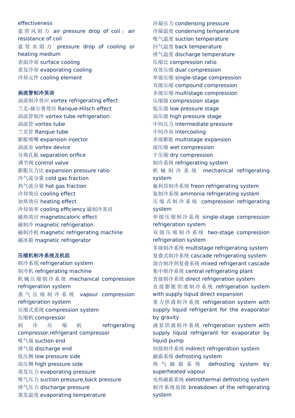 制冷专业英语大全_第2页