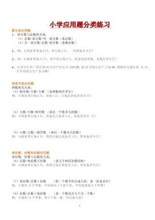 六年级下册数学小升初试题-应用题分类练习-苏教版(2014秋)