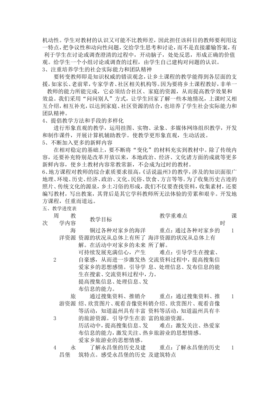 六年级下册话说温州完整教案_第2页