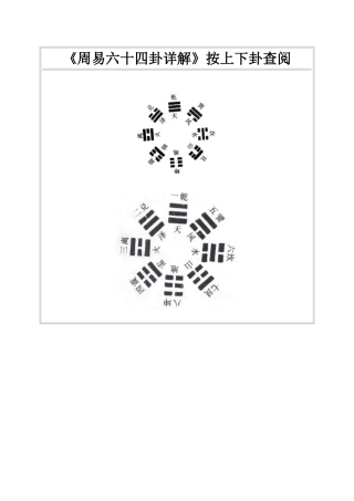 六十四卦详解(精)