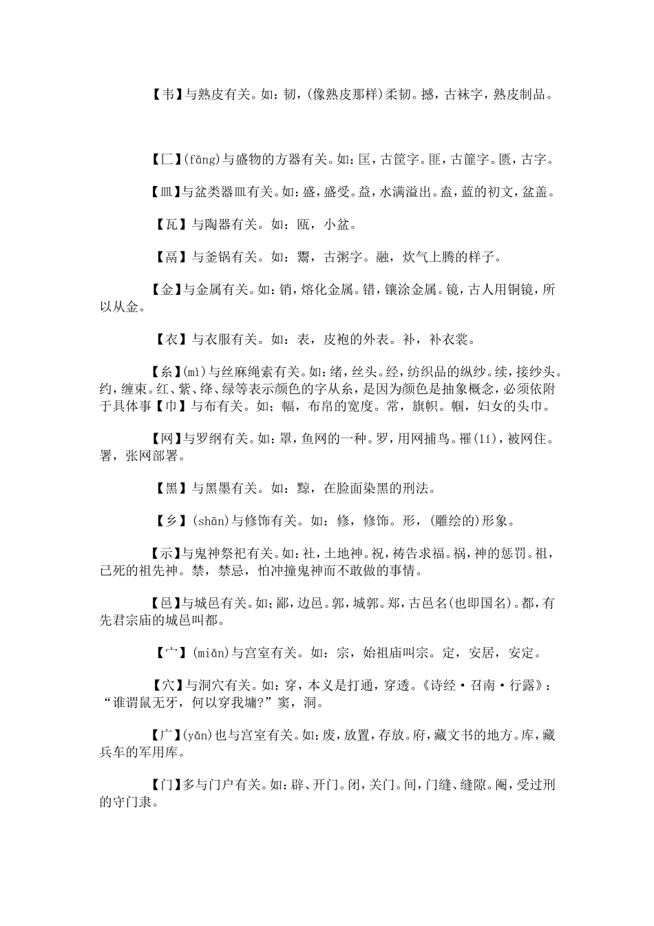 偏旁部首的含义_第3页