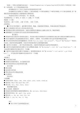 伦敦三一学院口语等级考试