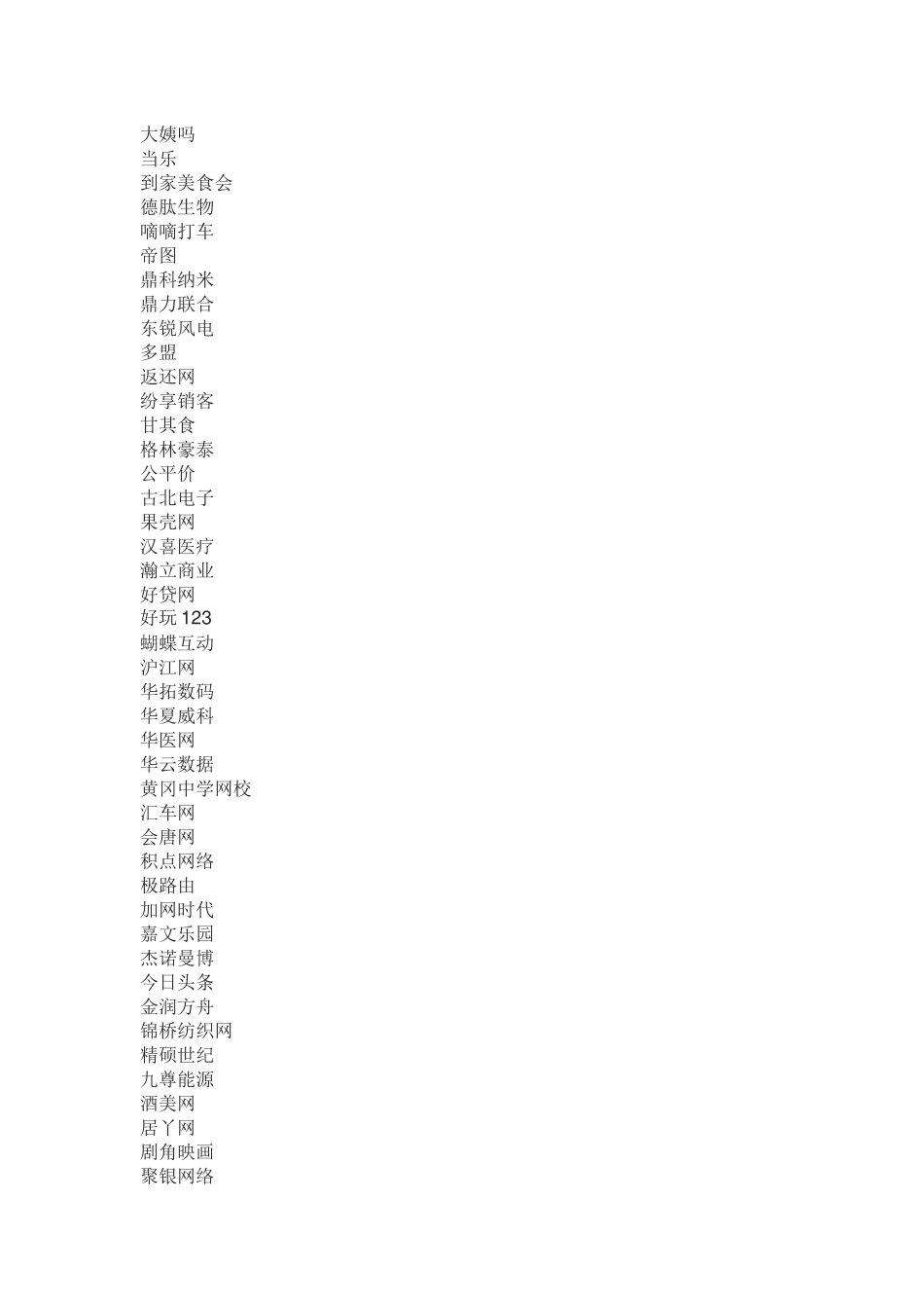 你必须知道的中国最有潜力的200家牛逼公司名单_第3页
