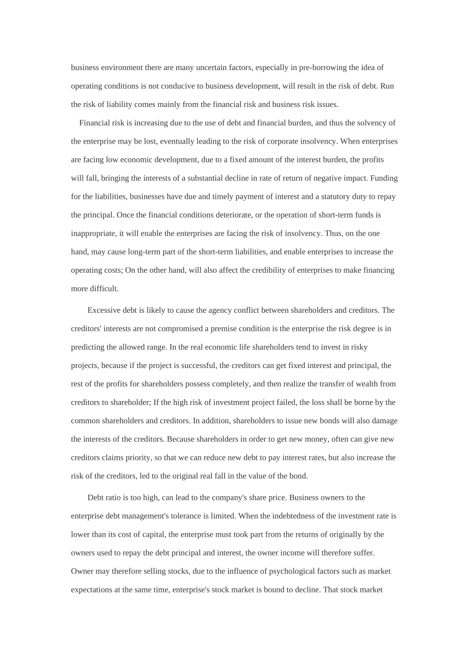 企业负债经营的问题与对策(外文)_第3页