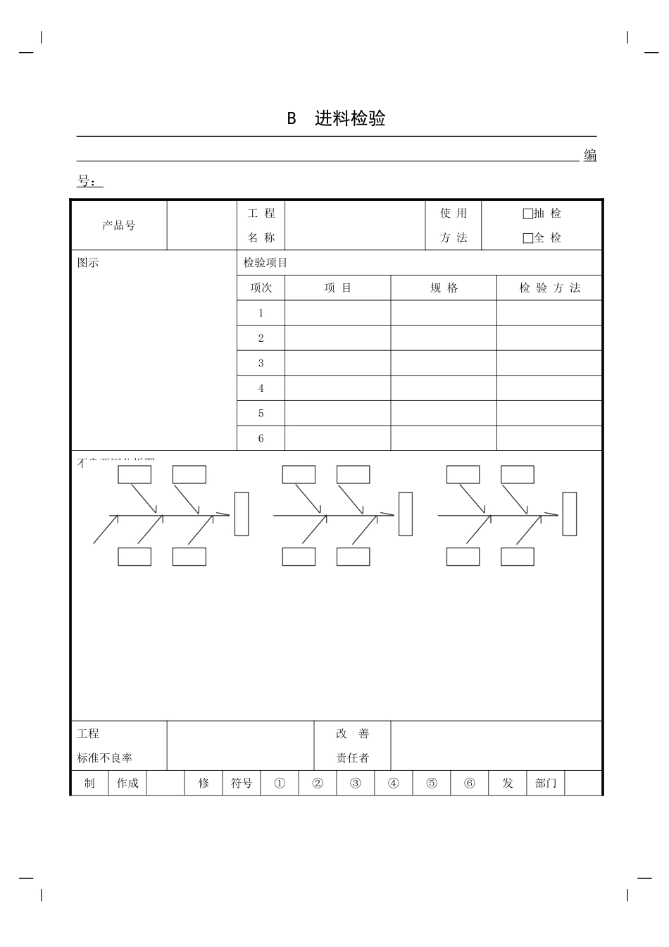 企业管理表格-品质管理B纵表格_第3页