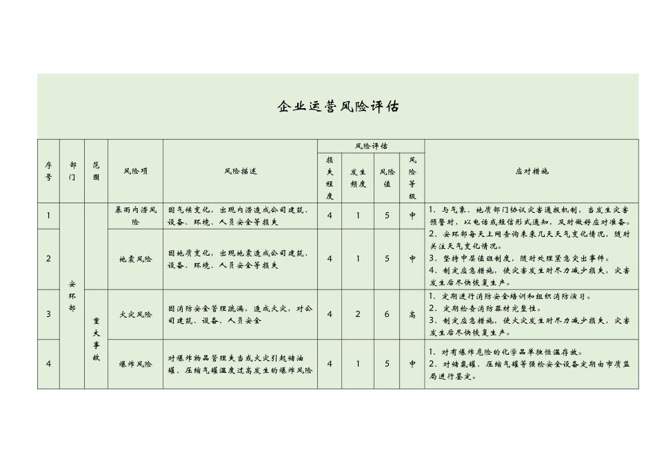 企业运营风险评估_第1页