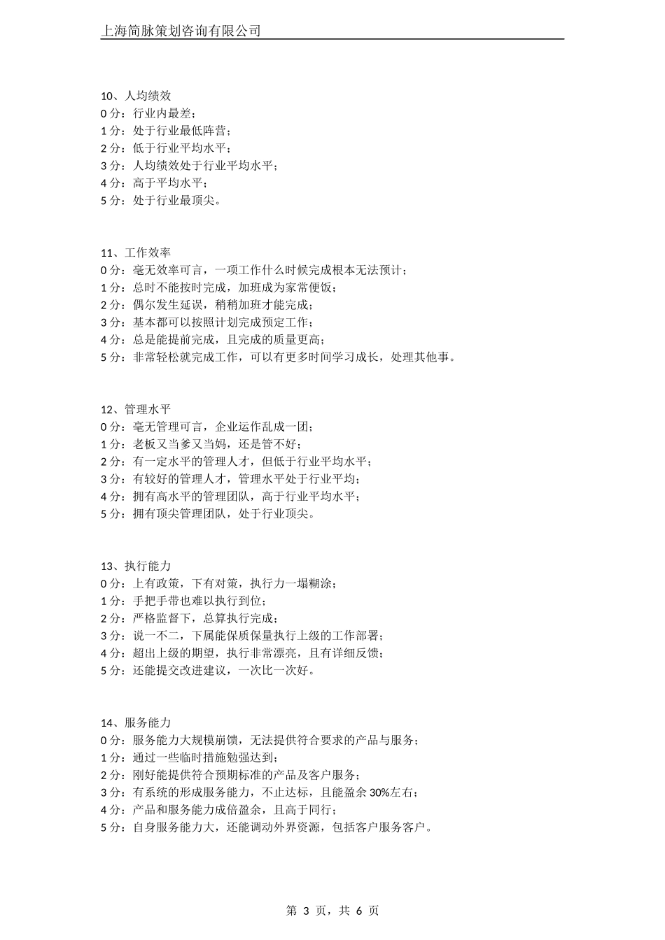 企业诊断自查表_第3页