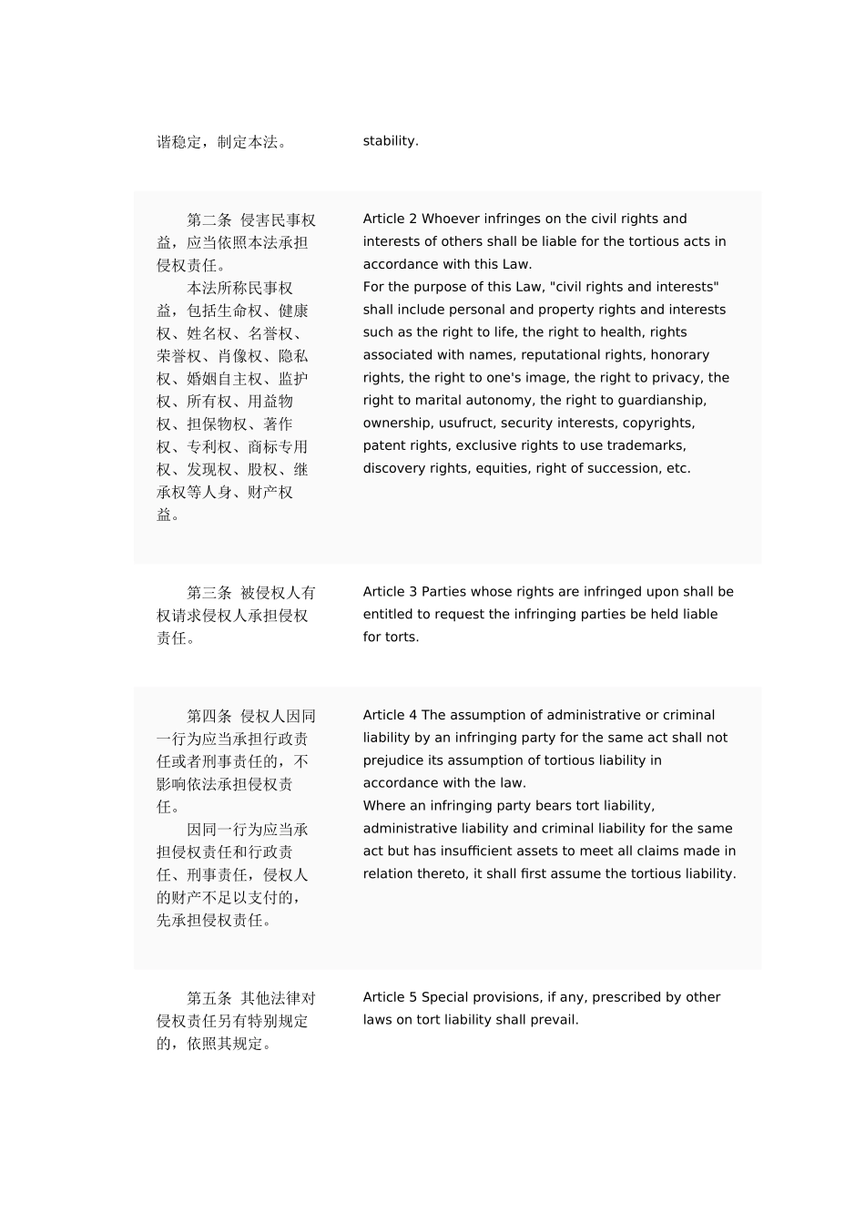 侵权法(中英文对照)_第3页