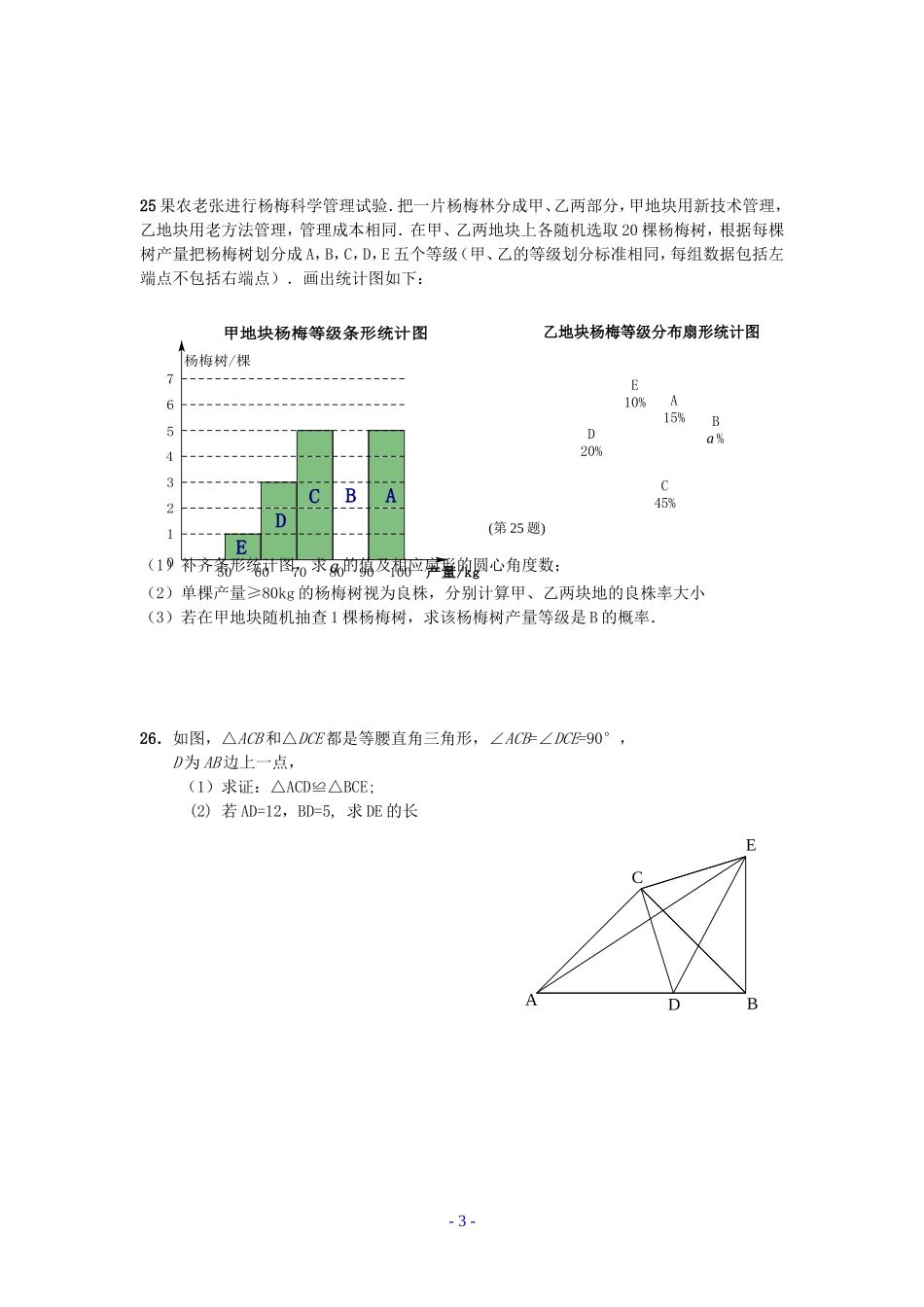 全等三角形综合测试题(含答案)_第3页