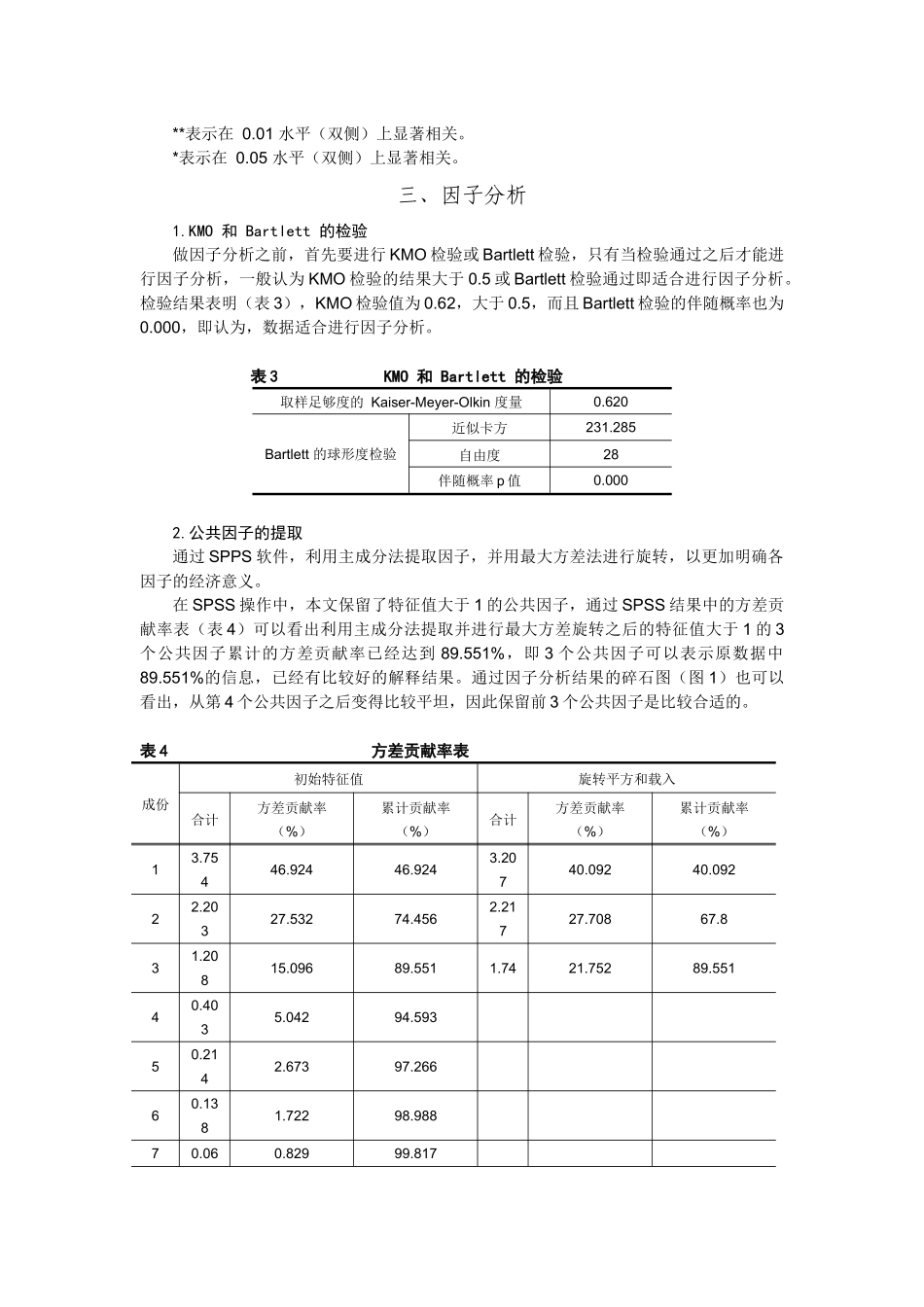 全国30省市自治区经济发展水平综合评价——基于因子分析和聚类分析_第3页