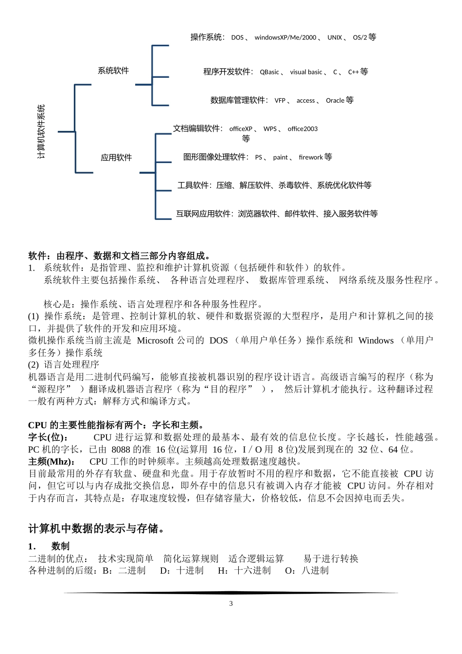 全国计算机二级office办公软件高级应用考试基础知识_第3页