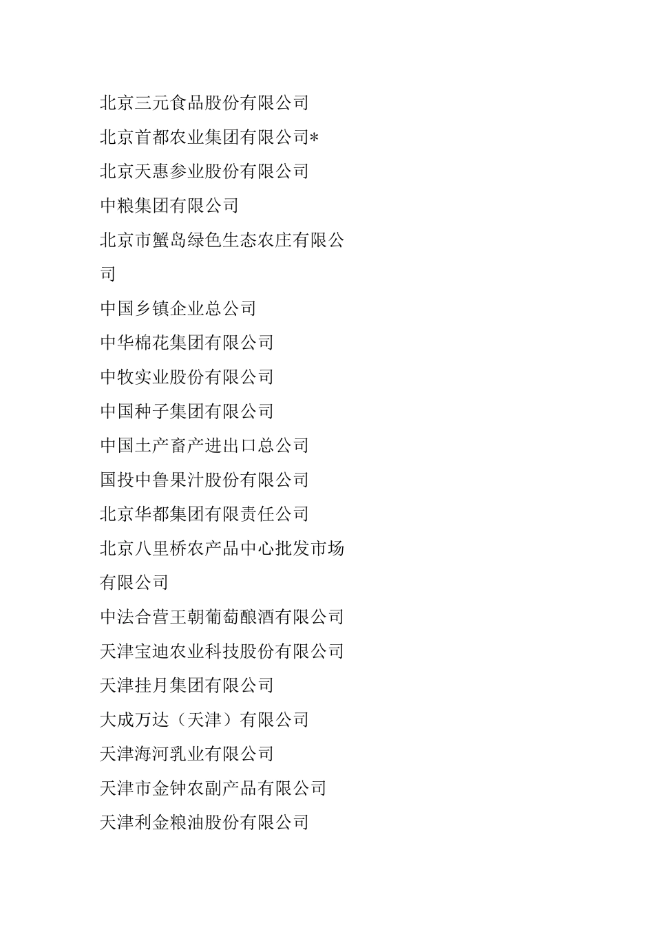 全国农业龙头企业名单_第2页