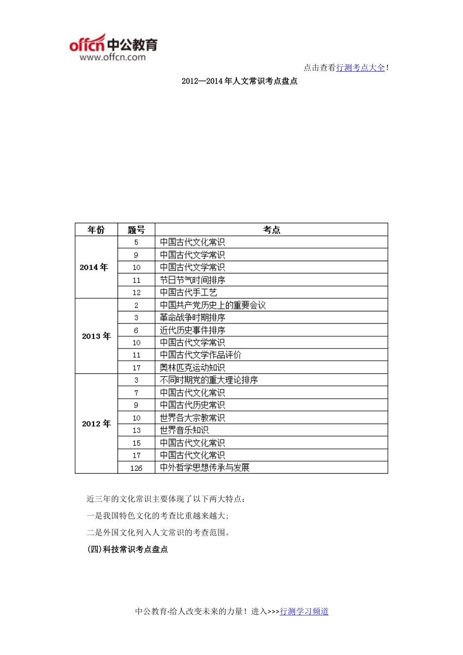 全面透析历年国考常识判断专项_第3页