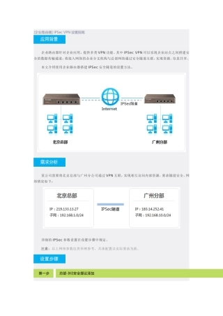 企业路由器VPN