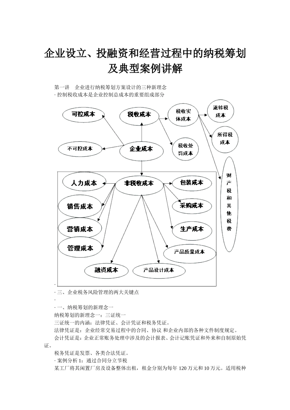企业纳税筹划及典型案例_第1页