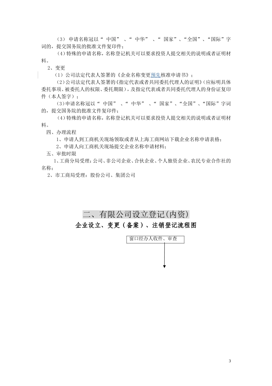 企业设立流程(内资)_第3页